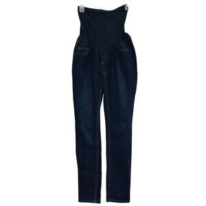 Jessica Simpson Maternity Jeans Medium Pregnancy Dark Wash Secret Fit Belly Band